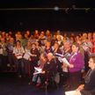 Generale repetitie voor ons avondconcert.